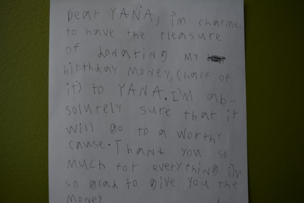 Birthday Money Letter 2015